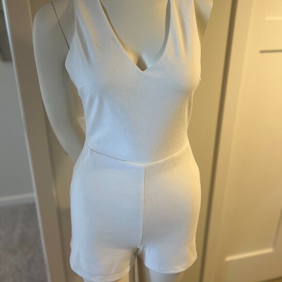 White Jumpsuit by Crystal Sky - Picture 1 of 2